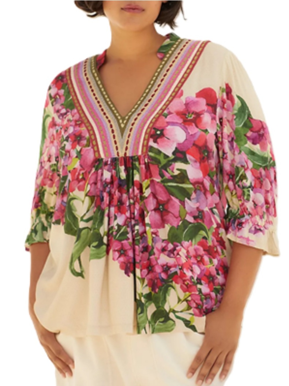Anthropologie Bl^nk London Stephanie Top, Size 2X - Picture 11 of 11